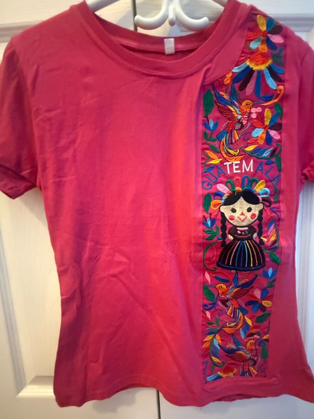 Embroidered T-Shirt Bundle – Pink & Yellow – Small